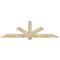 Ekena Millwork Kennewick Rough Sawn Timber Gable Bracket, Douglas Fir, 96"W x 28"H x 6"D x 6"F, 7/12 Pitch GBW096X28X0606KEN00RDF - alternate 1